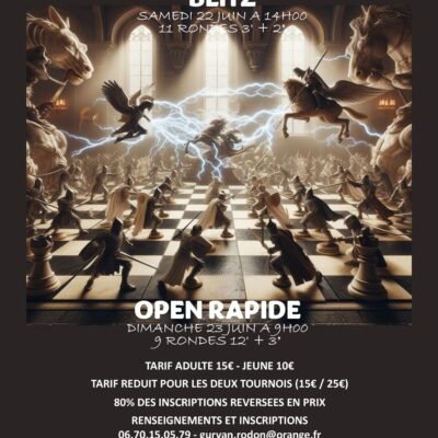 Echecs | OPEN DE LISIEUX 2024 – RAPIDE