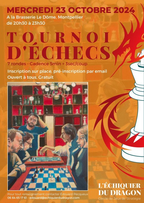 Echecs | 5-ème Tournoi du Dôme